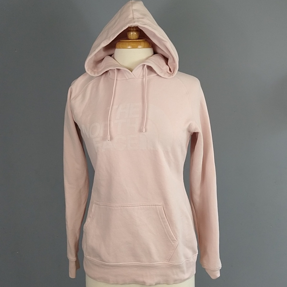 The North Face light pink hoodie size small